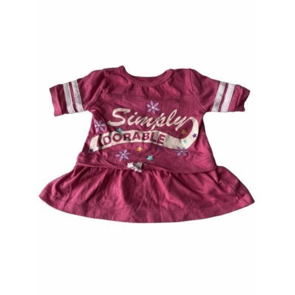 Kidgets Simply Adorable Baby Girls size 12 Months Pink Dress - Picture 1 of 5